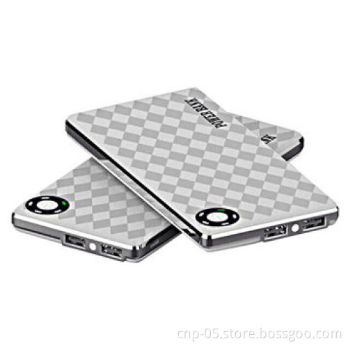 Dual USB 8,000mAh High-capacity Power Bank Charger and Li-polymer Battery Cell Inside
